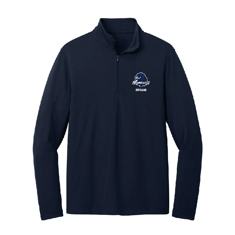 Monmouth - NCAA Women's Rowing : Audrey Copeland - Lightweight Quarter Zip Jacket Denim Jacket Leather Jacket Suede Jacket Monmouth - NCAA Women's Rowing : Audrey Copeland - Lightweight Quarter Zip Jacket Denim Jacket Leather Jacket Suede Jacket