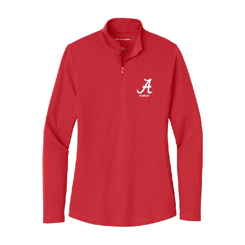 Alabama - NCAA Women's Rowing : Emma Burnley - Women's Lightweight Quarter Zip Jacket Denim Jacket Leather Jacket Suede Jacket Alabama - NCAA Women's Rowing : Emma Burnley - Women's Lightweight Quarter Zip Jacket Denim Jacket Leather Jacket Suede Jacket