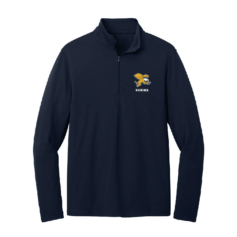 Canisius - NCAA Women's Rowing : Mackenzie Maxhimer - Lightweight Quarter Zip Jacket Knit Fabric Woven Fabric Fleece Fabric Canisius - NCAA Women's Rowing : Mackenzie Maxhimer - Lightweight Quarter Zip Jacket Knit Fabric Woven Fabric Fleece Fabric
