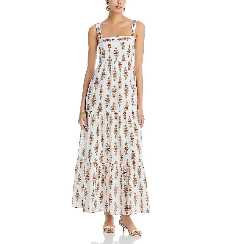 Daniella Womens Cotton Maxi Dress