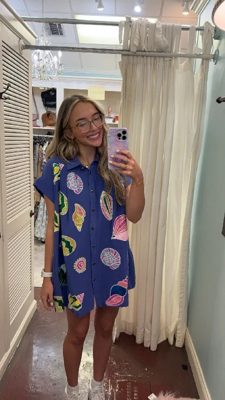 Colorblock Shell Dress