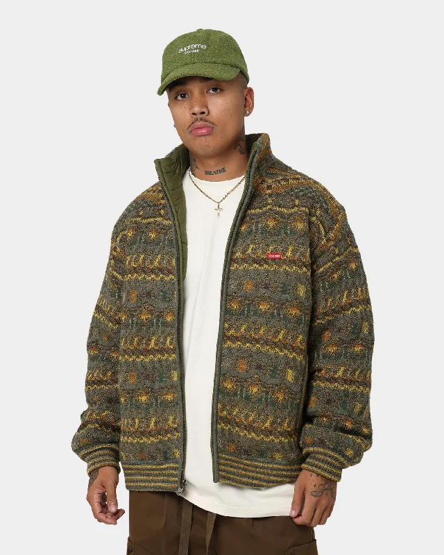 Supreme X Missoni Reversible Knit Jacket Brown Quilted Jacket Puffer Jacket Insulated Jacket Supreme X Missoni Reversible Knit Jacket Brown Quilted Jacket Puffer Jacket Insulated Jacket