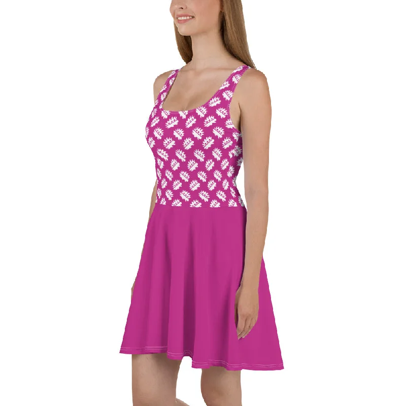 Pink Porcupine Skater Dress