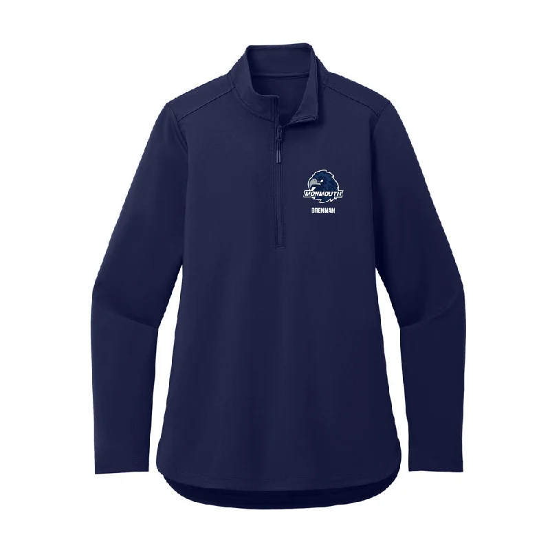 Monmouth - NCAA Women's Rowing : Madalyne Brennan - Women's Premium Quarter Zip Jacket Quilted Jacket Puffer Jacket Insulated Jacket Monmouth - NCAA Women's Rowing : Madalyne Brennan - Women's Premium Quarter Zip Jacket Quilted Jacket Puffer Jacket Insulated Jacket