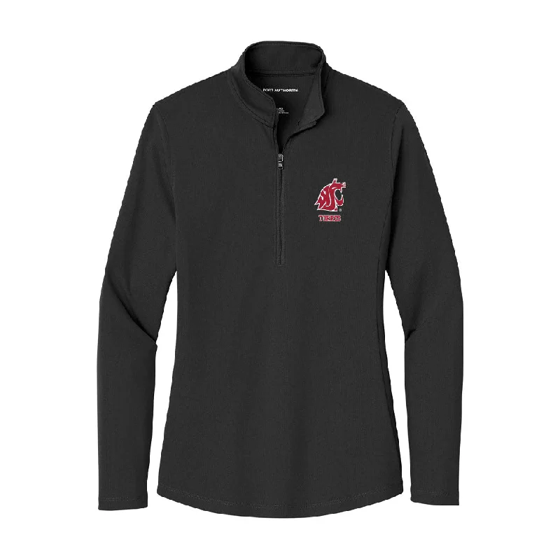 WSU - NCAA Women's Rowing : Sara Torres - Women's Lightweight Quarter Zip Jacket Tailored Jacket Straight Jacket A-Line Jacket WSU - NCAA Women's Rowing : Sara Torres - Women's Lightweight Quarter Zip Jacket Tailored Jacket Straight Jacket A-Line Jacket
