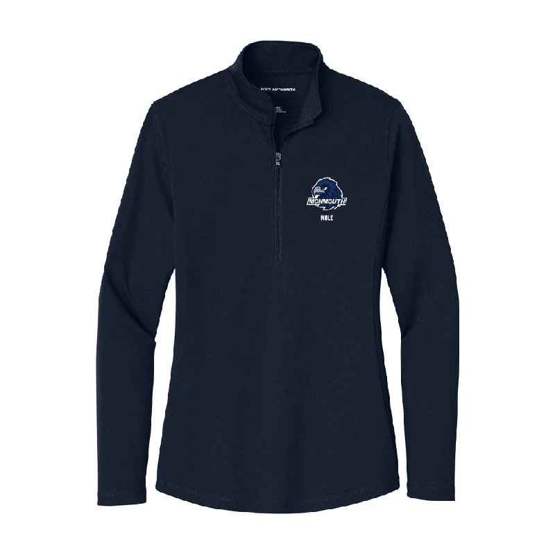 Monmouth - NCAA Women's Rowing : Nadia Nole - Women's Lightweight Quarter Zip Jacket Anorak Shell Jacket Lightweight Jacket Monmouth - NCAA Women's Rowing : Nadia Nole - Women's Lightweight Quarter Zip Jacket Anorak Shell Jacket Lightweight Jacket