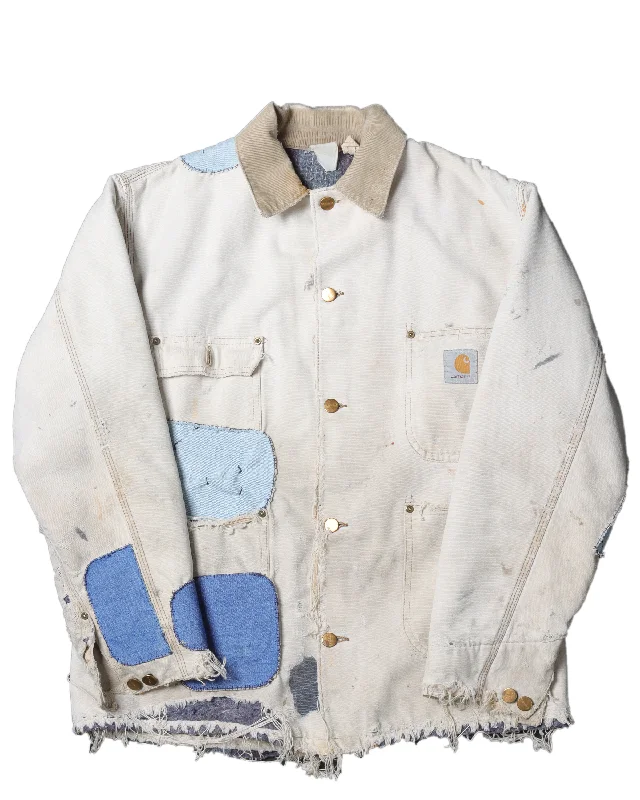 Carhartt Patched Blanket-Lined Work Jacket Notch Collar Jacket Peter Pan Collar Jacket Cowl Neck Jacket Carhartt Patched Blanket-Lined Work Jacket Notch Collar Jacket Peter Pan Collar Jacket Cowl Neck Jacket