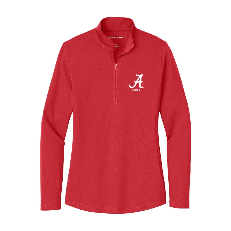 Alabama - NCAA Women's Rowing : Ella Kemna - Women's Lightweight Quarter Zip Jacket Wool Jacket Cashmere Jacket Tweed Jacket Alabama - NCAA Women's Rowing : Ella Kemna - Women's Lightweight Quarter Zip Jacket Wool Jacket Cashmere Jacket Tweed Jacket