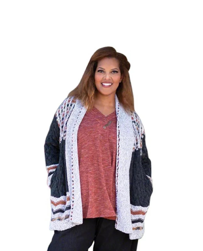 On The Plus Side Printed Long Sleeve Knitted Plus Size Sweater Silk Blend Satin Velvet On The Plus Side Printed Long Sleeve Knitted Plus Size Sweater Silk Blend Satin Velvet