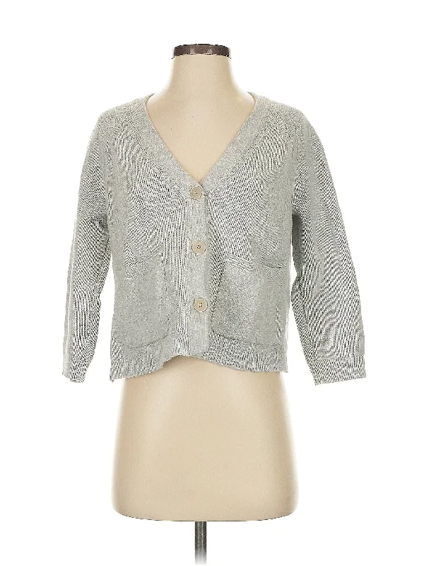 Cardigan Cashmere Blend Cotton Blend Poly Blend