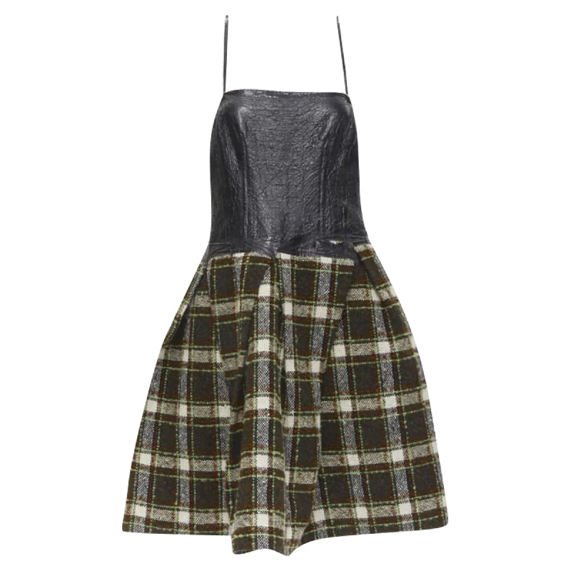 Junya Watanabe lacque bt tweed cocktail dress