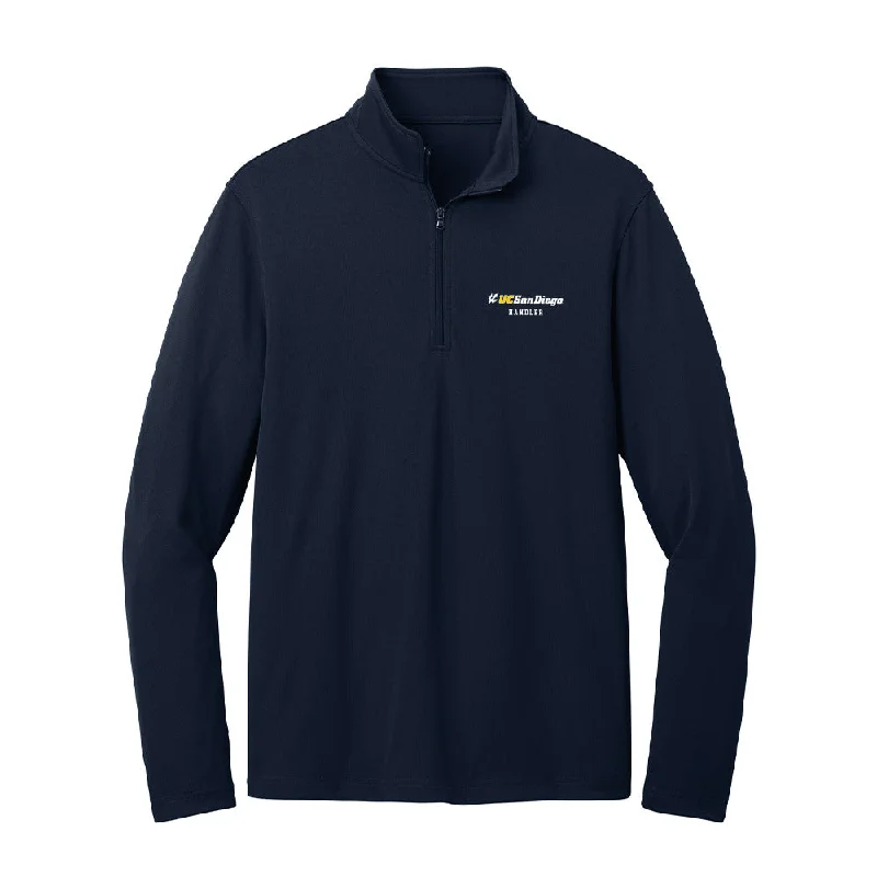 UCSD - NCAA Women's Rowing : Holly Handler - Lightweight Quarter Zip Jacket One-Shoulder Jacket Off-the-Shoulder Jacket Asymmetrical Jacket UCSD - NCAA Women's Rowing : Holly Handler - Lightweight Quarter Zip Jacket One-Shoulder Jacket Off-the-Shoulder Jacket Asymmetrical Jacket