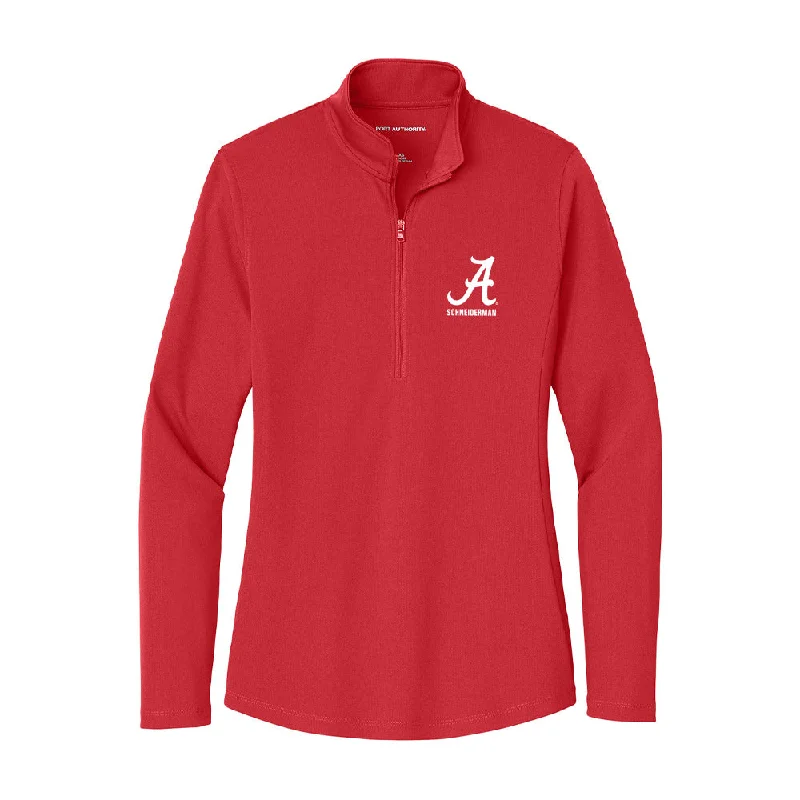 Alabama - NCAA Women's Rowing : Lauren Schneiderman - Women's Lightweight Quarter Zip Jacket Anorak Shell Jacket Lightweight Jacket Alabama - NCAA Women's Rowing : Lauren Schneiderman - Women's Lightweight Quarter Zip Jacket Anorak Shell Jacket Lightweight Jacket