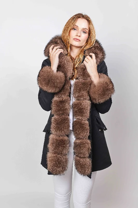 Courchevel Parka - Black Lightweight All-Season Parka